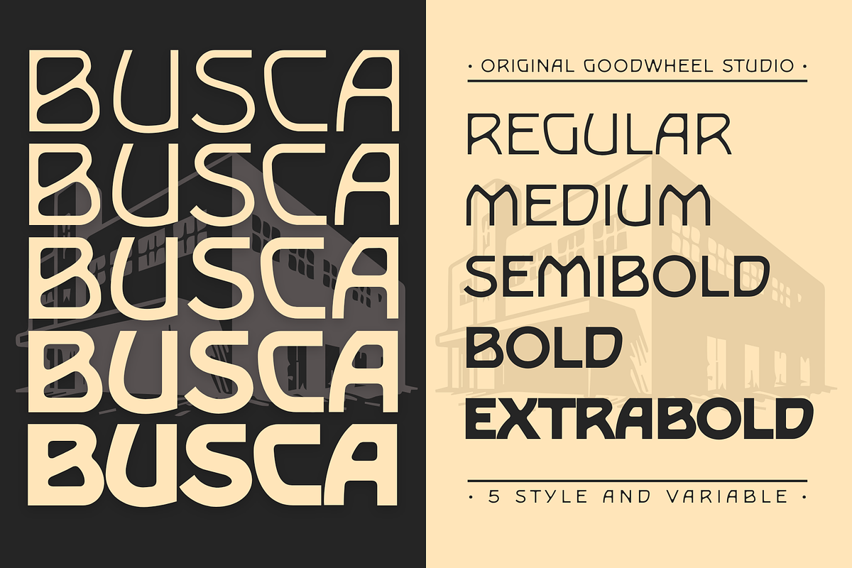 Busca | Handdrawn Typeface, a Handwritten Font by Goodwheel Studio (Photo 3 of 10)