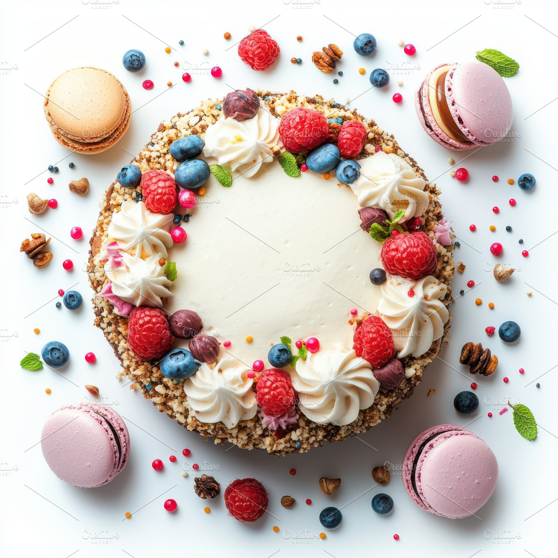 Sweet and dessert cake, cake sweet d, a Food & Drink Photo by Pixeness Studio