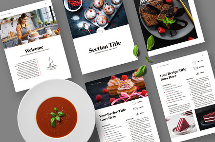 Cookbook / Recipe Book, a Brochure Template by StockInDesign