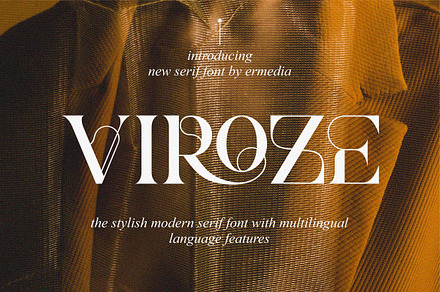 Viroze || Unique Serif Font