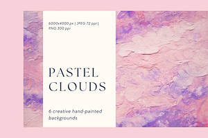 Abstract Backgrounds Pastel Clouds