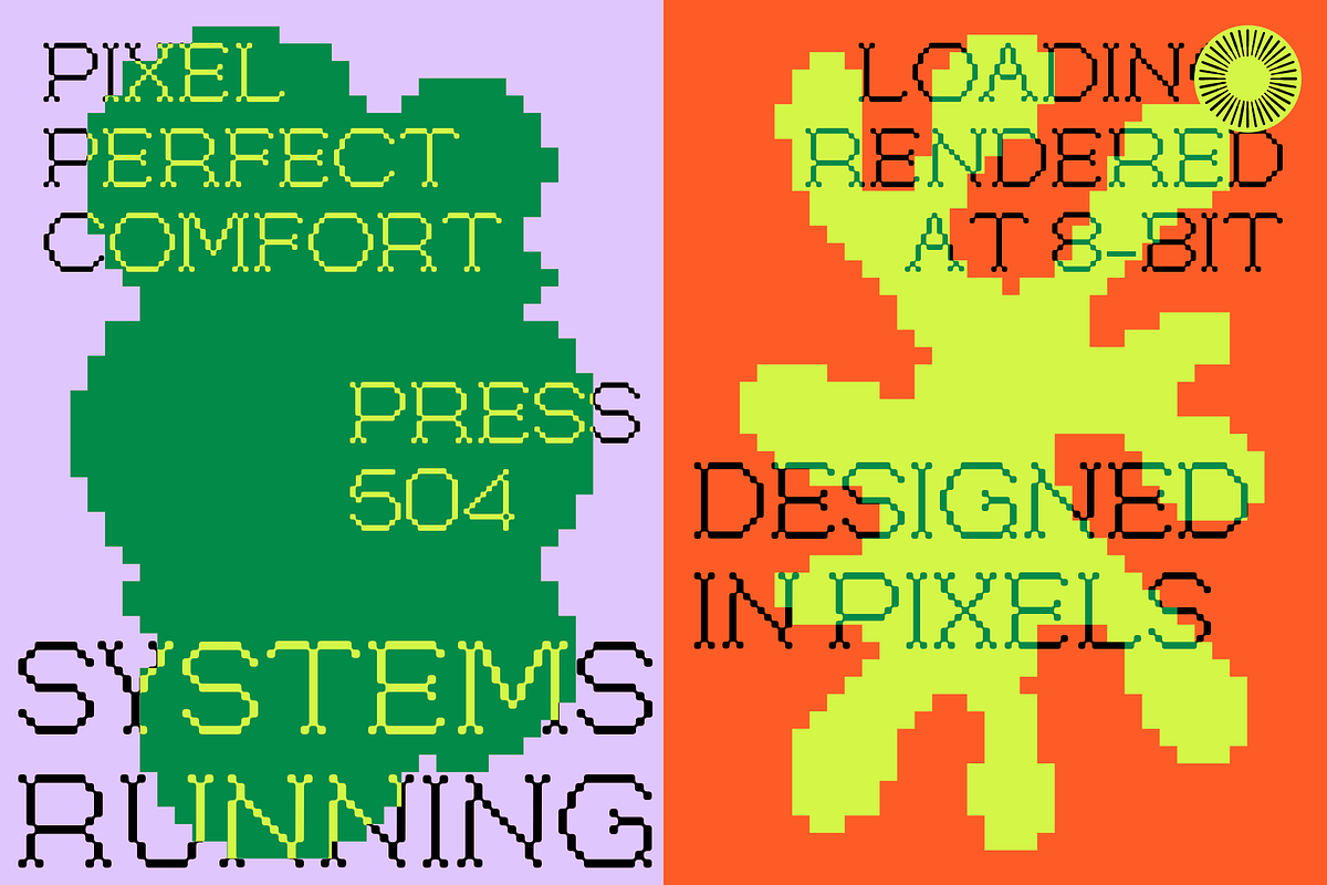 Bitsy Byte, a Serif Font by Setara Langit CreativeStd (Photo 2 of 9)