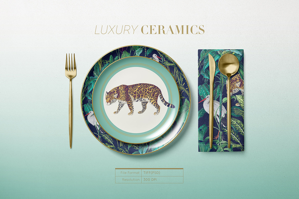 Emerald Wilderness Luxury Patterns!, a Pattern Graphic by Pink Linen (Photo 7 of 11)