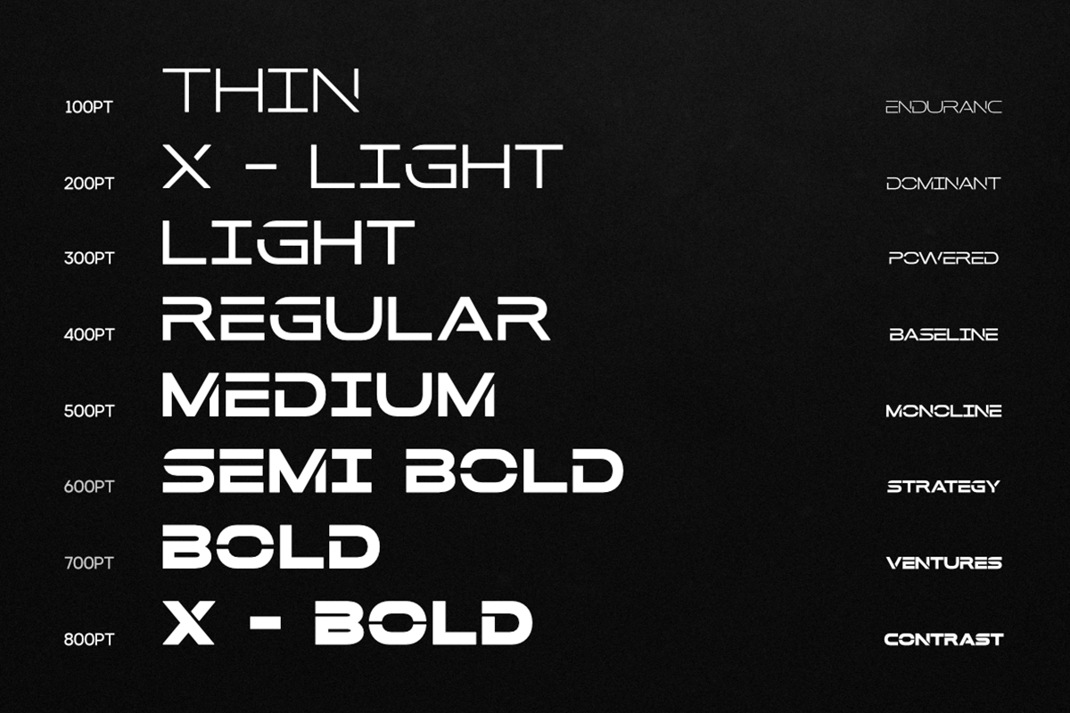 GC Bager - Futuristic Sans, a Sans Serif Font by Glyphonic (Photo 6 of 15)