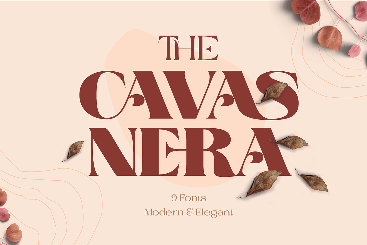 The Cavas Nera 9 Font, a Serif Font by AuthenType (Photo 1 of 11)