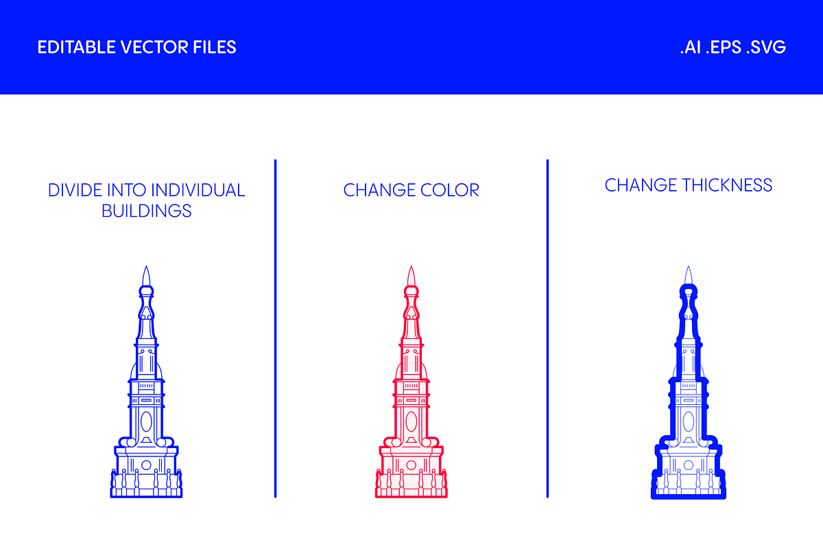 City skylines around the world, an Object Graphic by TheMountBirdStudio (Photo 3 of 8)