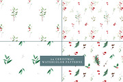HOHOHO Christmas watercolor BUNDLE, a Seasonal Illustration by LeriaArt watercolor (Thumbnail 23 of 24)