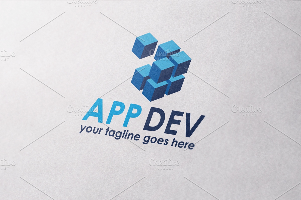 App Development Logo, a Branding & Logo Template by REDVY CREATIVE