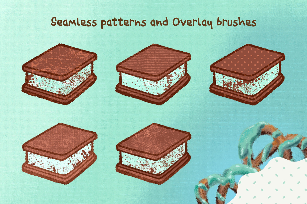 Messy Mint iBox Procreate Brushes, a Brushes & More by ProcreateiBox (Photo 9 of 9)