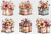Mother's Day Gift Box Clipart, an Illustration by Rose Art (Thumbnail 3 of 5)