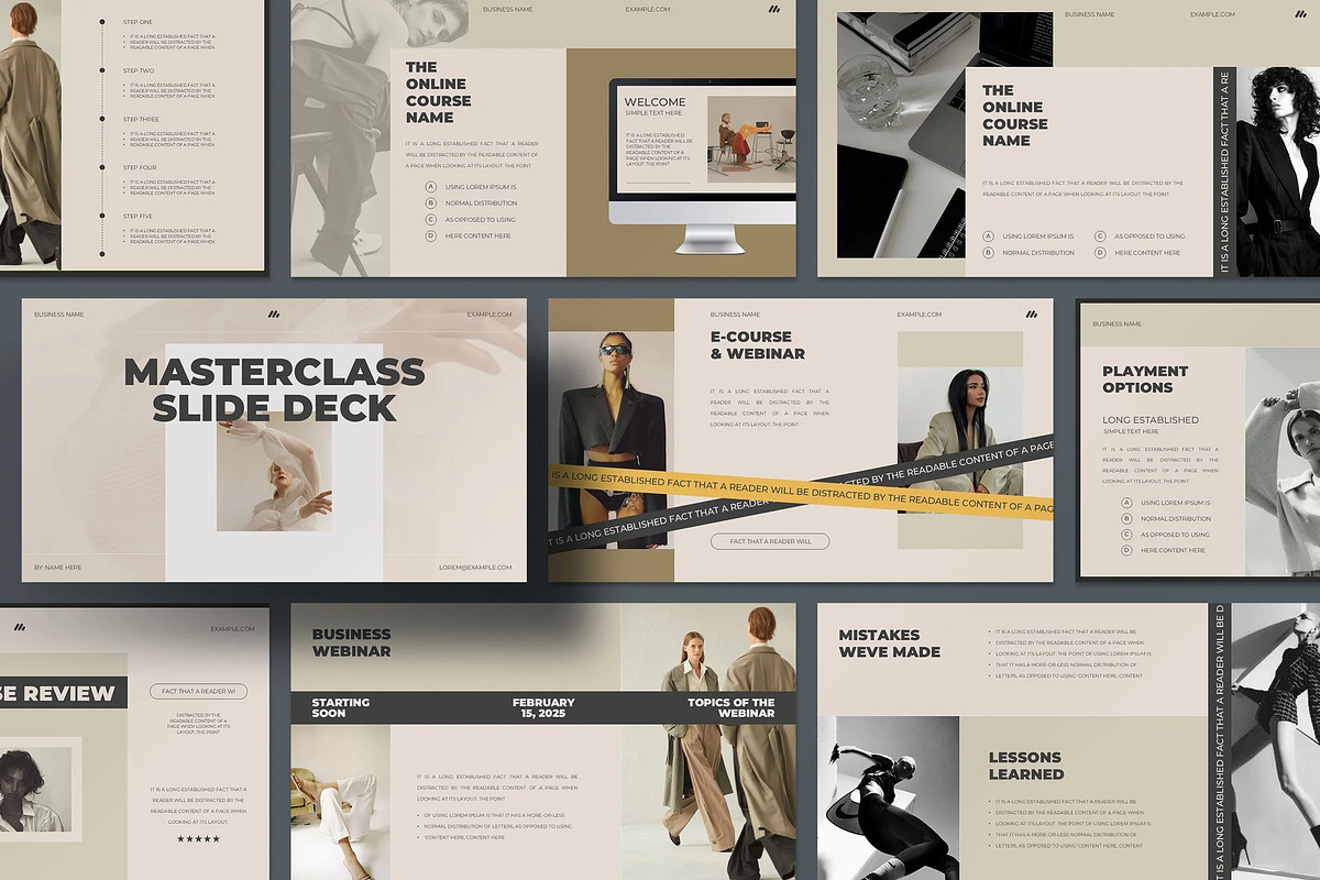 Masterclass Slide Deck Keynote