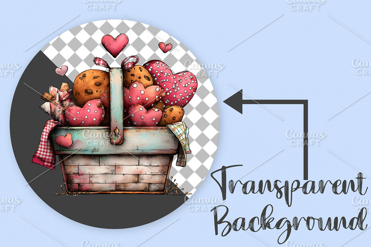 Whimsical Mother's Day Clipart PNG, an Illustration by Canvas Craft (Photo 2 of 7)