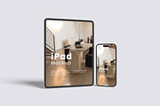 iPad and iPhone Mockup, a Wearable Device Mockup by Pikachudesign (Thumbnail 3 of 5)