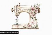 Sewing Machine Clipart Bundle, an Illustration by crative8112 (Thumbnail 6 of 10)