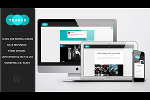 Threes Blog/Portfolio Theme