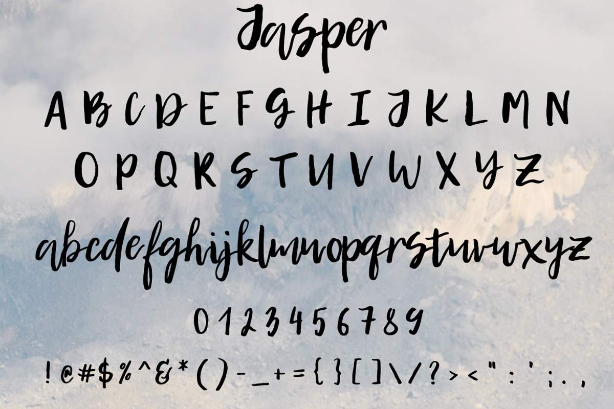 Jasper | Brush Font preview 6