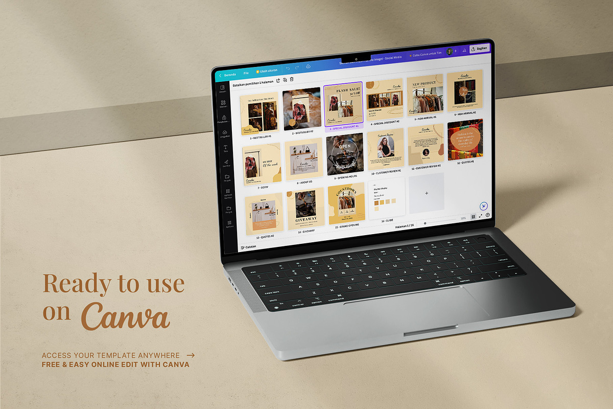 Caraka | Fashion Canva Template, a Social Media Template by prajapixels (Photo 4 of 6)