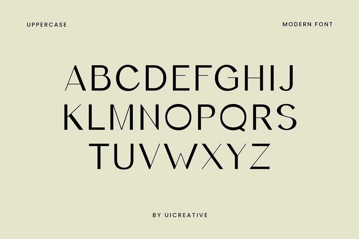 Ambrotype Modern Sans Serif Font, a Sans Serif Font by UICreative (Photo 5 of 12)