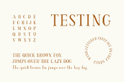 LIBRARY: Romantic & Vintage Serif, a Sans Serif Font by Chez Núñez (Thumbnail 5 of 5)