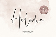 Helodia Signature Font, a Script Font by Awanstudio (Thumbnail 1 of 12)