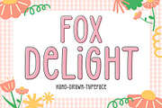 Fox Delight Font, a Handwritten Font by Fox7 By Rattana (Thumbnail 1 of 10)