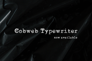 Cobweb Typewriter Font