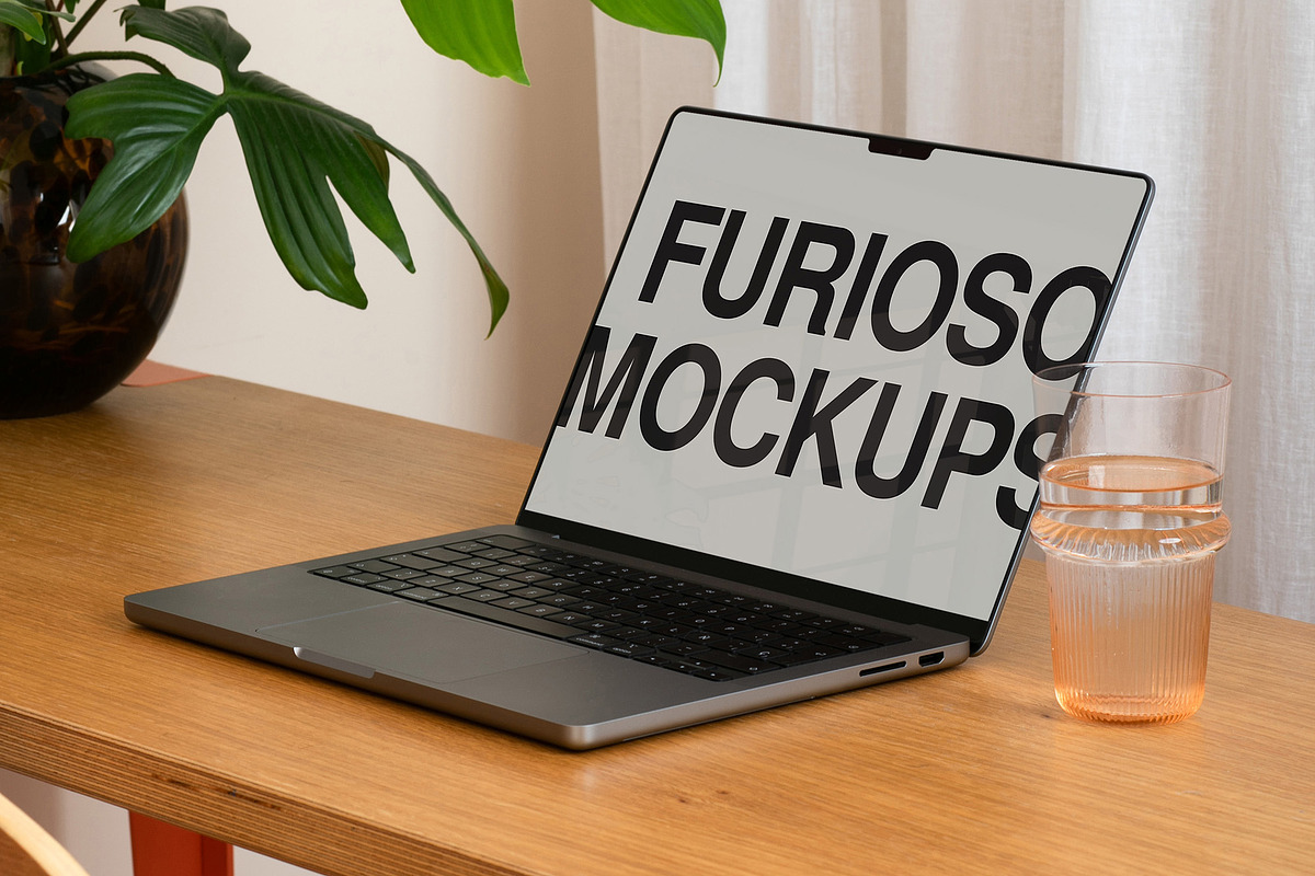 MacBook Mockup 06FM, a Mac Mockup by FURIOSO mockups (Photo 1 of 4)