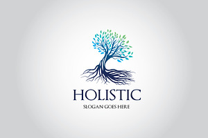 holistic tree logo