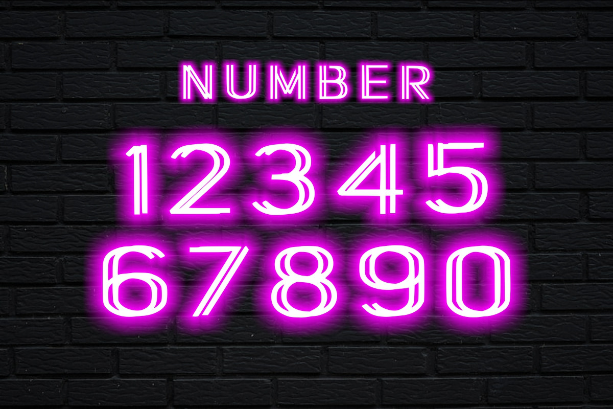 SUPER GLOW NEON LIGHT FONT, a Blackletter Font by Fourteen Letter (Photo 9 of 10)