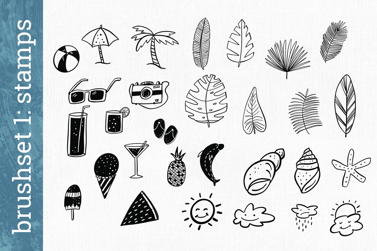 Summer Brush Box for Procreate preview 5