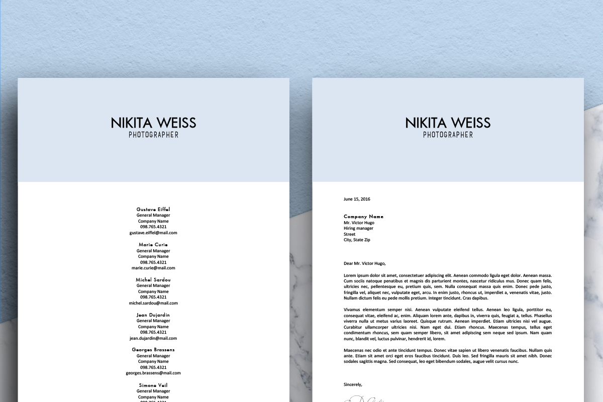 Resume / CV (MS Word) | Nikita, a Resume Template by Priiiiiiiiiiiiiint ! (Photo 2 of 2)
