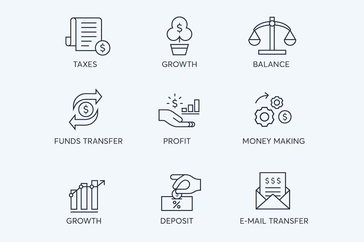 78 Fintech Line Icons, an Outline Icon by Flat Icons (Photo 7 of 10)