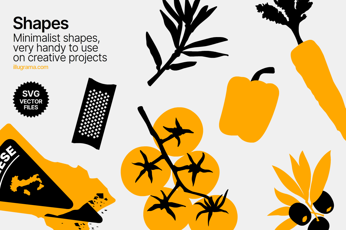 Italian Pasta - Modern Graphics, a Food Illustration by illugrama (Photo 2 of 13)