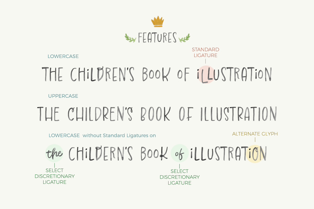 Hey Eloise! Watercolor SVG, a Sans Serif Font by KLUGE+CO (Photo 10 of 11)
