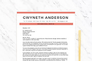 Resume Template Gwyneth, a Resume Template by Resume Template Shoppe (Thumbnail 2 of 5)