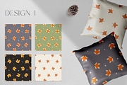 Fox Patterns & Clipart, a Pattern Graphic by Tori Design (Thumbnail 3 of 6)