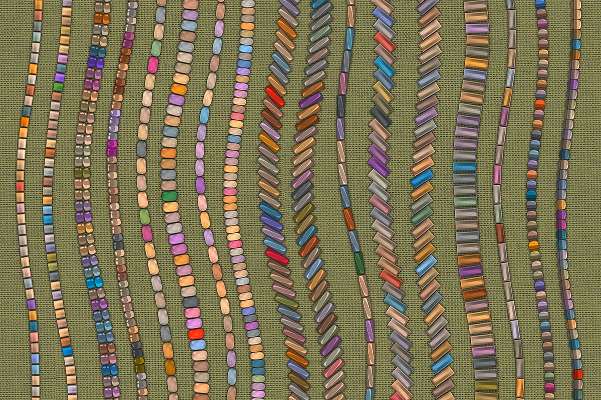 Beads Brushes for Procreate, a Brush Add-On by Hanna Inaiáh (Photo 10 of 12)