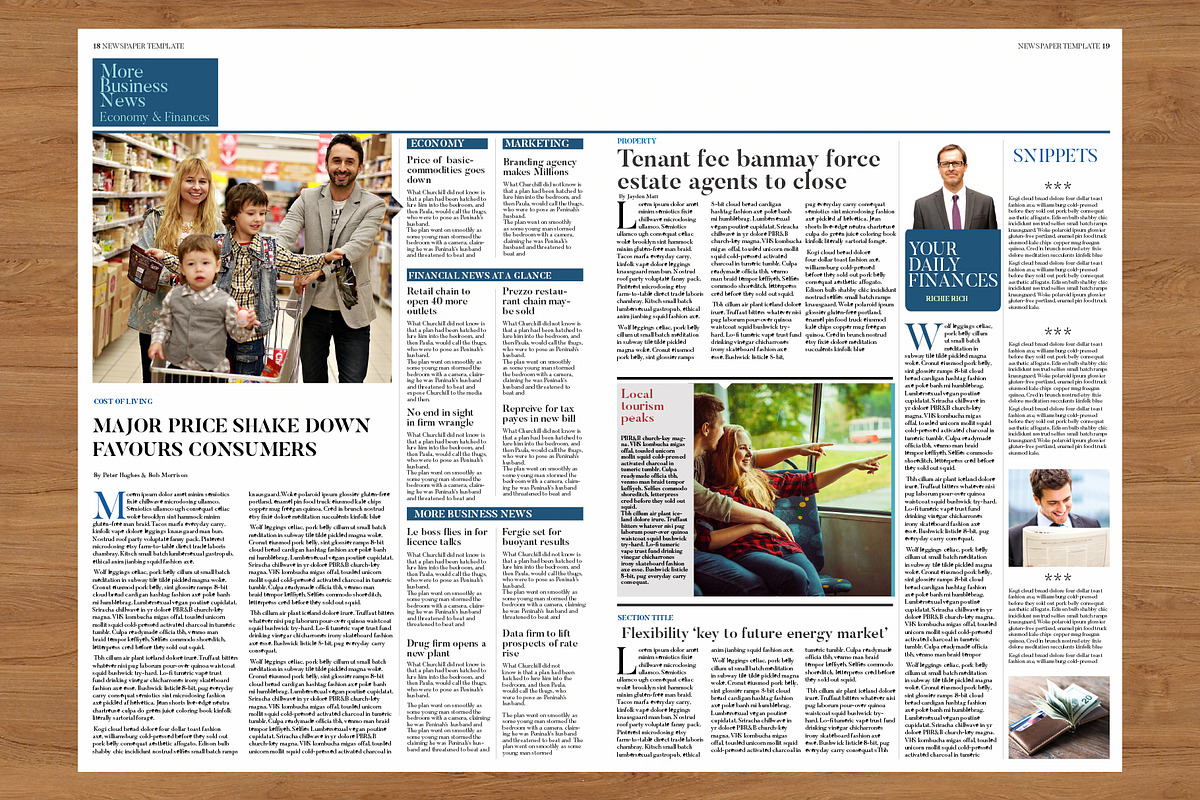 Newspaper Template, a Templates & Theme by Red Cactus Creative (Photo 10 of 14)