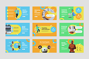 Online Shopping Google Slides, a Presentation Template by Flat Icons (Thumbnail 7 of 7)