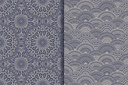 Set of 18 seamless pattern Mandala, a Pattern Graphic by NataLito (Thumbnail 4 of 11)