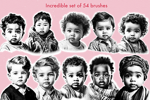 Procreate Photoshop Boy Brushes