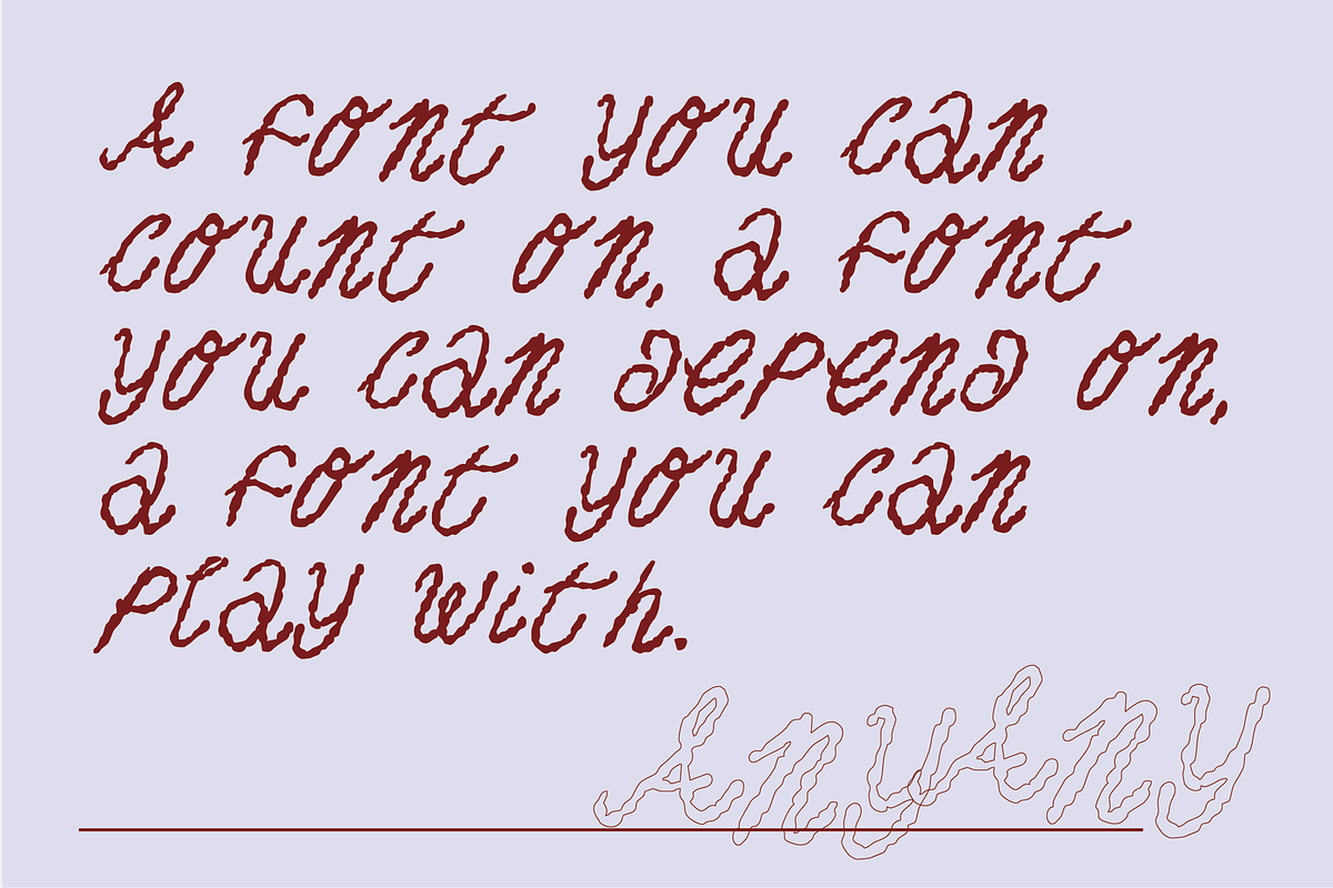 Any Information Display Font, a Font by Emma Make (Photo 3 of 6)