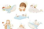 Ocean dreams - baby collection, a Decorative Illustration by polikarpovaart (Thumbnail 5 of 17)