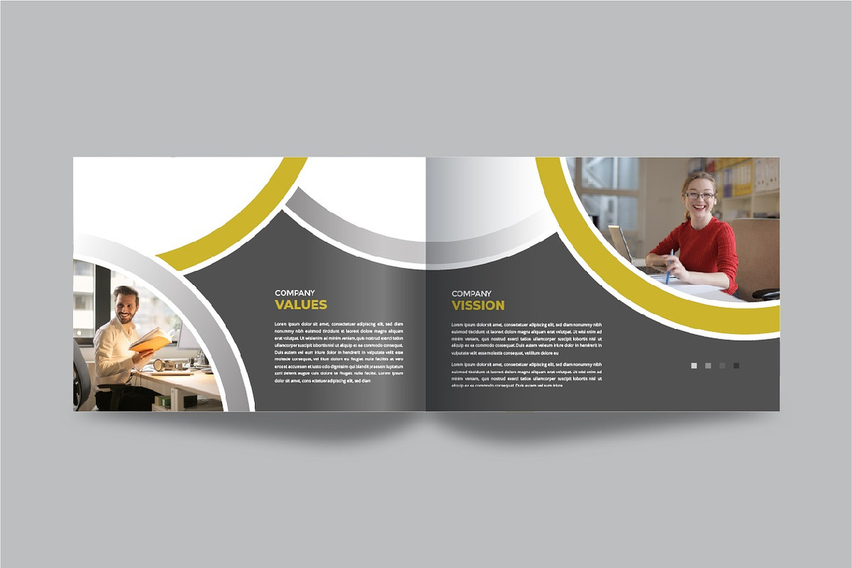 Landscape white paper brochure, a Brochure Template by Pavel_design (Photo 4 of 9)