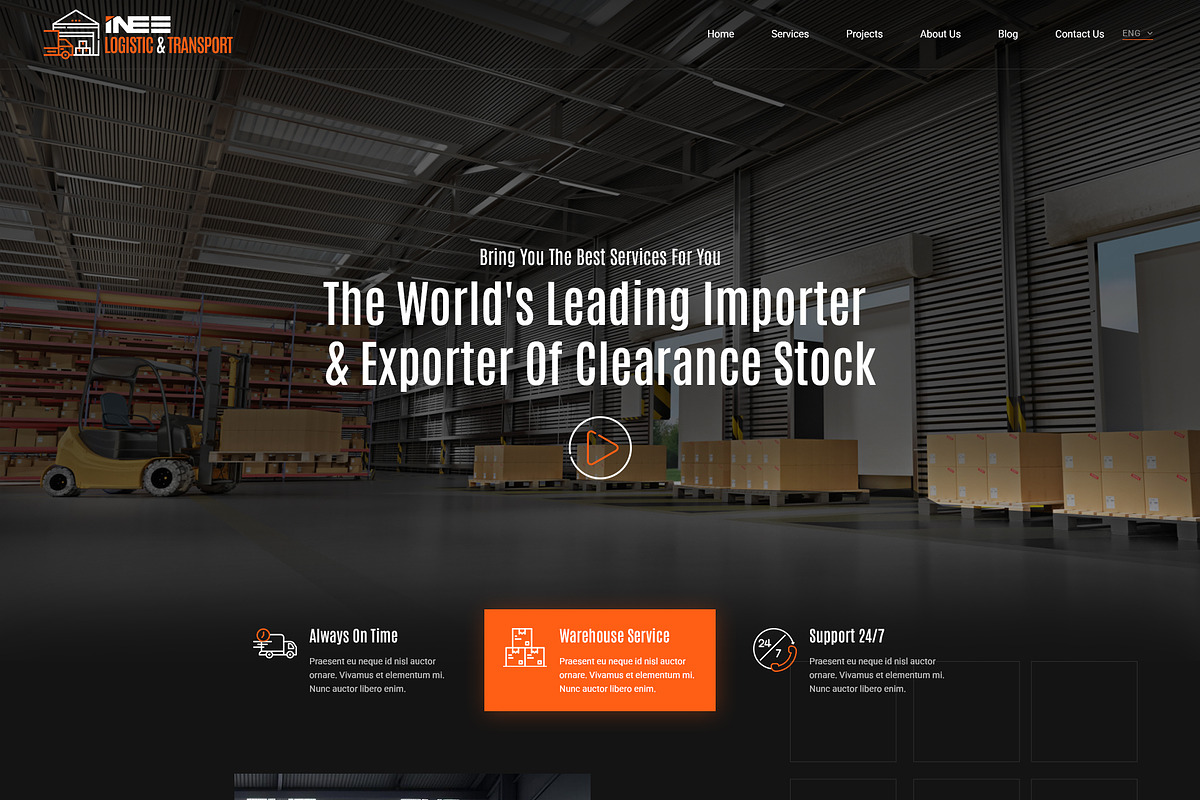 INEE – Multipurpose Landing Pages, a Websites & App Template by ewises (Photo 7 of 9)