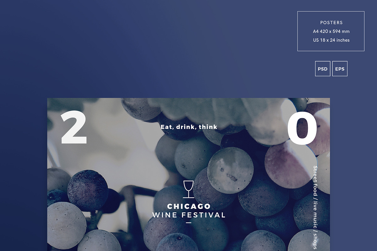 Mega Bundle | Wine Festival, a Poster Template by Amber Graphics (Photo 10 of 13)