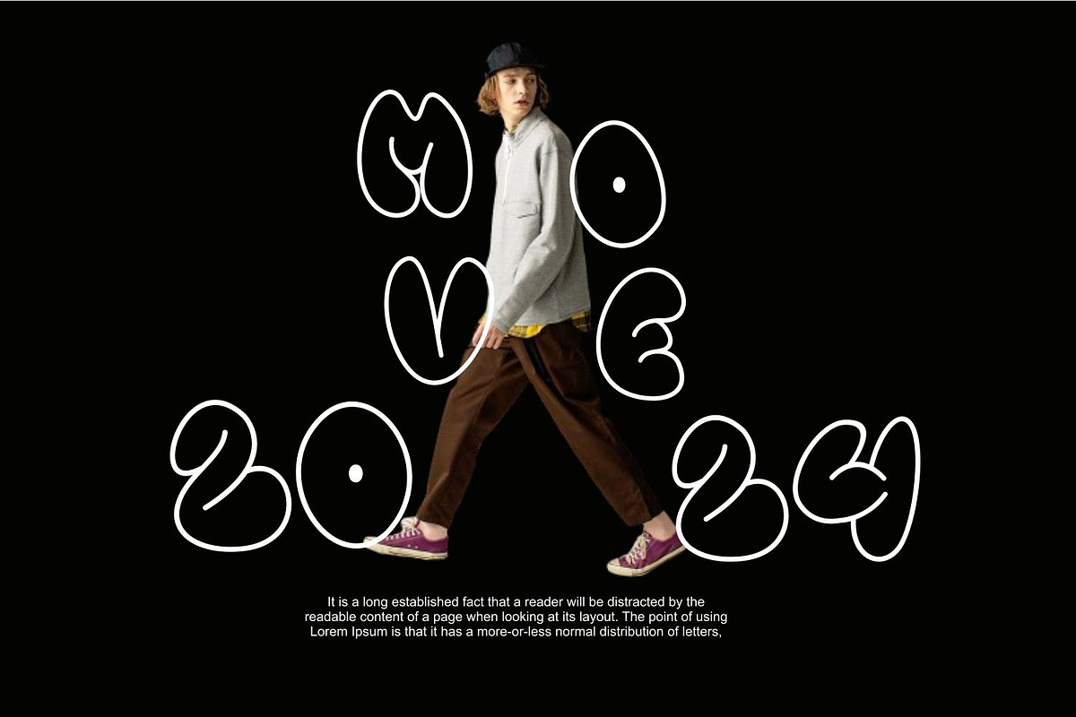 Boom Past Grafity Line Font, a Script Font by WhymoreArt (Photo 3 of 6)