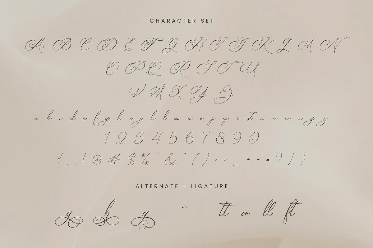 Fingline – Classic Calligraphy Font, a Script Font by Imiftype Studio (Photo 8 of 10)