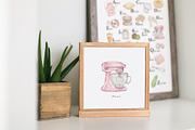 Watercolor Baking Collection, a Food Illustration by MayaNavits (Thumbnail 2 of 8)