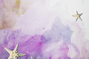 Watercolor Backgrounds with Starfish, a Product Mockup by Jan Marvin 'Art of Joy' (Thumbnail 4 of 6)
